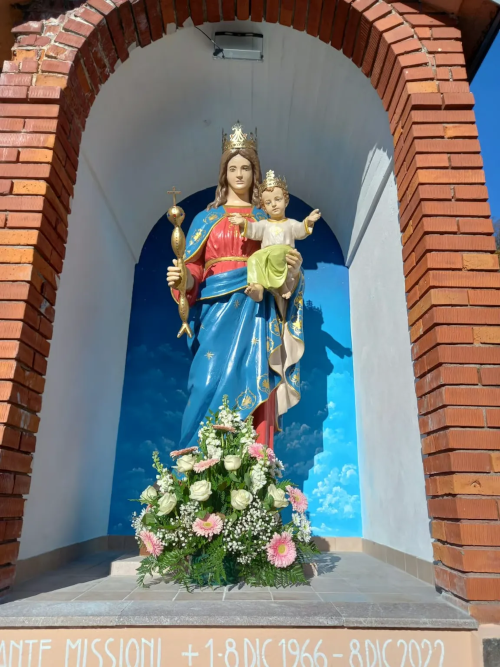 La Madonna Ausiliatrice prima della restaurazione