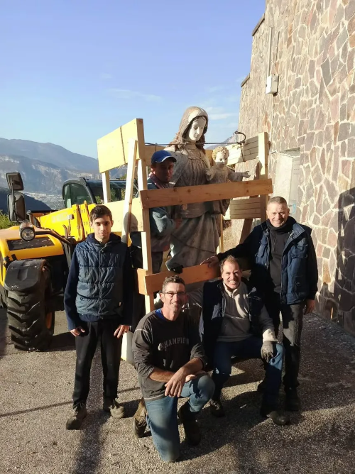 La Madonna Ausiliatrice prima della restaurazione