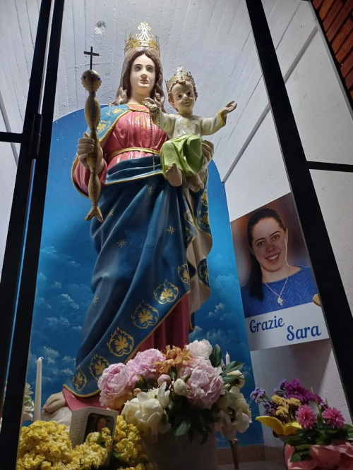 La Madonna Ausiliatrice prima della restaurazione